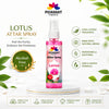 Lotus | Kamal Attar Spray by Pujahaat | 100ml Non Alcoholic Spray | Religious Mist | Air Freshener, Room Mist, Fabric & Linen Spray | Perfect for Prayers Rooms, Living Room, sofas, curtains, car