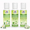 Jasmine, Mogra, Rajnigandha Air Freshener Concentrate Set of 3 (50ml Each) Makes 1 Liter Each | Long Lasting Room Freshener Liquid | Fragrance Combo for Home, Office, Car | Alcohol-Free Premium Fragrance by Pujahaat