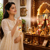 Kesar Chandan | Saffron Sandalwood Attar Spray by Pujahaat | 100 ml Non Alcoholic Spray | Religious Mist | Air Freshener, Room Mist, Fabric & Linen Spray | Perfect for Prayers Rooms, Living Room, sofas, curtains, car