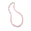 Kunzite Crystal Round Beads Necklace 15 Inches 8mm Beads Semi precious Mala