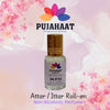 Pujahaat Premium Alcohol-Free Attar | Ittar 6ml, Long-Lasting Travel Size Roll-On, Best Floral Woody Attar Fragrance Oil - Sufia