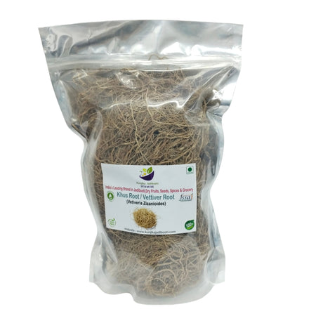 Kunjika Jadibooti Khas Root- Khus Jad - Ushira - Vetiver Roots - Vetiveria Zizanioides - Ramacham - 100 gm