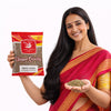 Kunjika Jadibooti Indigo Leaves | For Natural Hair Colour, Smooth & Shiny Hair | Fresh Dry Raw Herbs, Ayurvedic Jadibooti - 100 gm