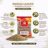 Kunjika Jadibooti Indigo Leaves | For Natural Hair Colour, Smooth & Shiny Hair | Fresh Dry Raw Herbs, Ayurvedic Jadibooti - 100 gm