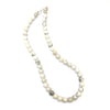 Howlite Crystal Round Beads Necklace 15 Inches 8mm Beads Semi precious Mala