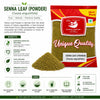 Kunjika Jadibooti Senna Leaves Powder | Nilavarai | Sanay | Cassia angustifolia | Alexandrina| Cassia Angustifolia| Sonamukhi Patta| Sanay Patti |Sonamukhi Leaves Powder 100 gm