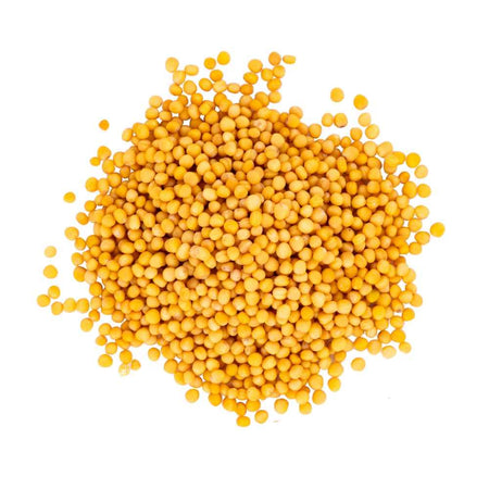 Kunjika Jadibooti Yellow Mustard Seeds / Peeli Sarson Pesticides Free | Indian Spices & Masala| Indian Spices & Masala - 200 gm