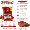 Kunjika Jadibooti Anar Chilka Powder - Pomegranate Peel - Punica Granatum - Dadam Chilka - Maadulam - Anaar - Dadima Powder - 100 gm