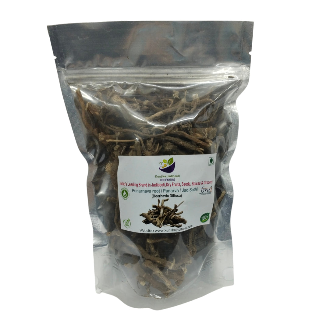 Kunjika Jadibooti Punarnava - Punarnava Root - Sathi Jadd - Boerhaavia Diffusa Root - Spreading Hogweed - 100 gm