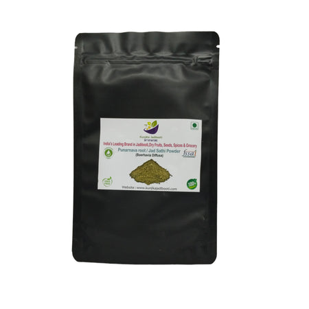 Kunjika Jadibooti Punarnava Powder - Punarnava Root - Sathi Jadd - Boerhaavia Diffusa Root - Spreading Hogweed Powder - 100 gm