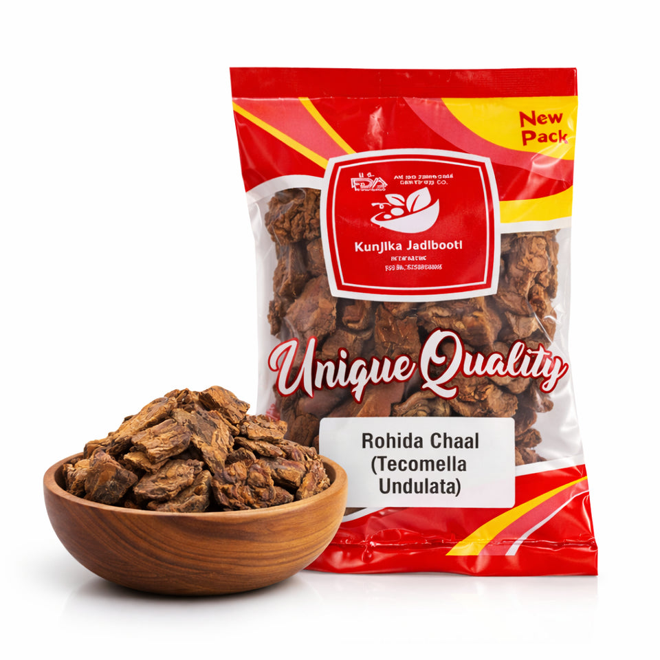Kunjika Jadibooti Rohida Chhal-Rohira Chaal-Raw Herbs-Rohitak Chal-Single Herbs-Jadi Buti - 100 gm