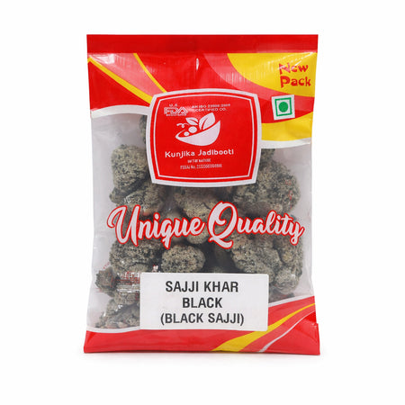 Kunjika Jadibooti Black Sajji Khar | Sajji Kali | Black Sajji | Saji Kaali | Kali Khar | Sajjikhar - 100 gm