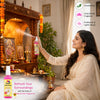 Pujahaat Nargis Attar Spray | 100 ml Non Alcoholic Spray | Religious Mist | Air Freshener, Room Mist, Fabric & Linen Spray | Perfect for Prayers Rooms, Living Room, sofas, curtains, car
