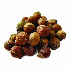 Kunjika Jadibooti Dried Whole Reetha | Aritha| Soapnut Whole | Sapindus Mukorossi | Dried Raw Whole Reetha Nuts Aritha Herbal Soap Nuts (100 GM)