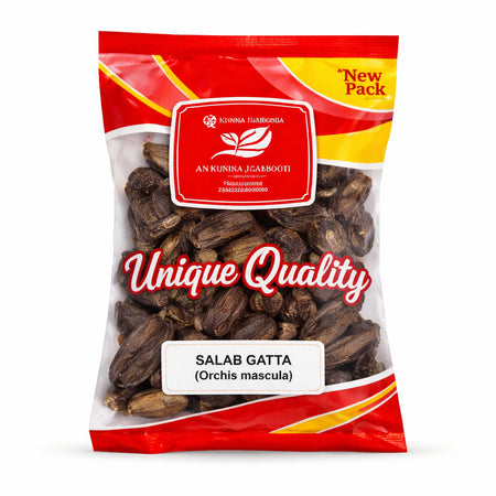 Kunjika Jadibooti Salab Gatta - Salam Gatta - Saalam Gutta - Saalab Gatta - Orchid Root - 100 gm