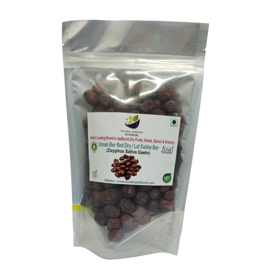 Kunjika Jadibooti Unnab Ber - Ber Red dry herb - bair - 100 gm