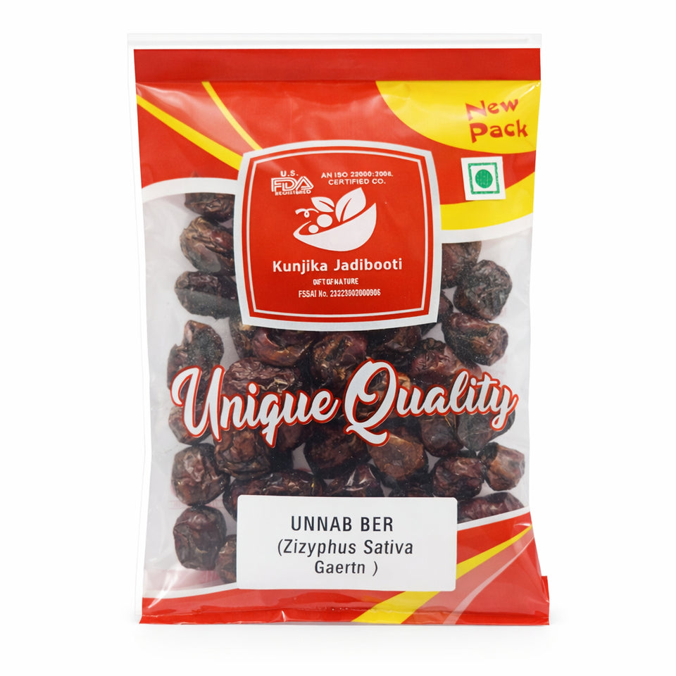 Kunjika Jadibooti Unnab Ber - Ber Red dry herb - bair - 100 gm