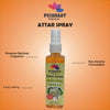 Madurai Malli Attar Spray by Pujahaat | 100 ml Non Alcoholic Spray | Religious Mist | Air Freshener, Room Mist, Fabric & Linen Spray | Perfect for Prayers Rooms, Living Room, sofas, curtains, car