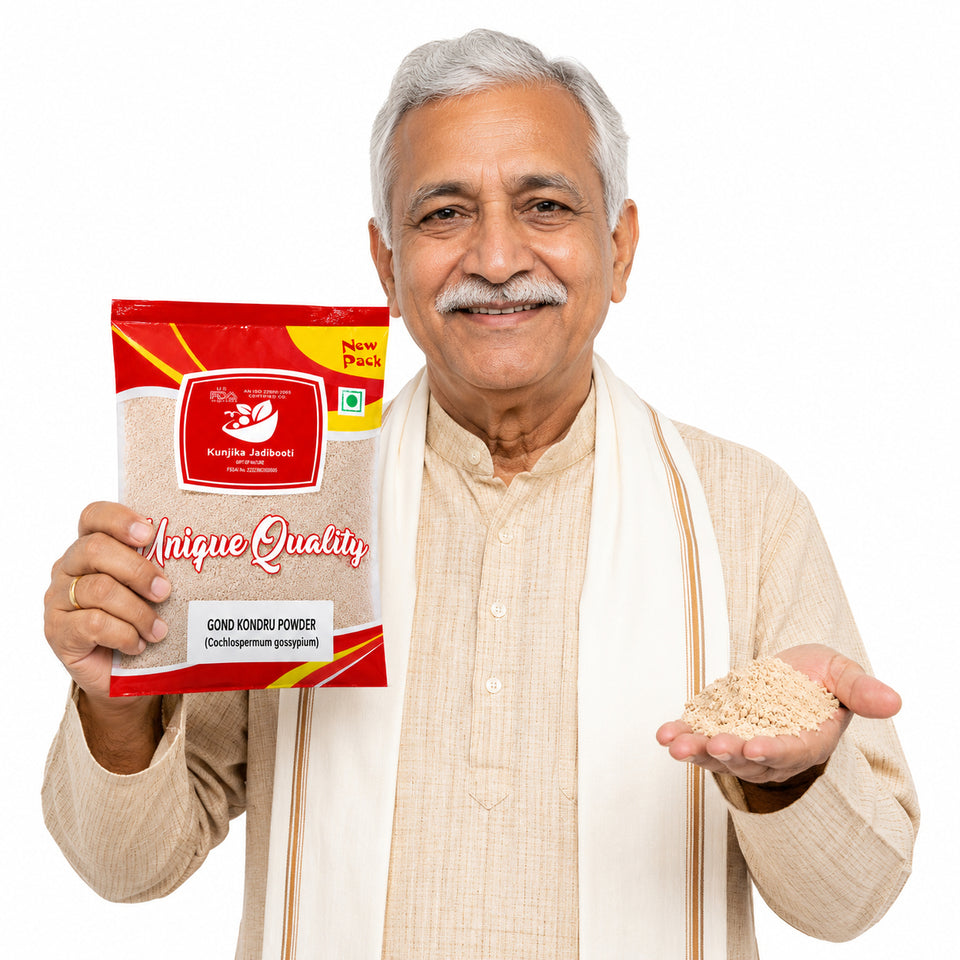 Kunjika Jadibooti Gond Kondru Powder - Shallaki Gum - Boswellia Serrata Gum Powder - 100 gm