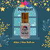 Pujahaat Premium Alcohol-Free Attar | Ittar 6ml, Long-Lasting Travel Size Roll-On, Best Citruy Floral Ambery Attar Fragrance Oil - Denim