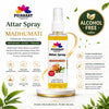 Madhumati | Honey Suckle Attar Spray by Pujahaat | 100 ml Non Alcoholic Spray | Religious Mist | Air Freshener, Room Mist, Fabric & Linen Spray | Perfect for Prayers Rooms, Living Room, sofas, curtains, car