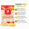 Kunjika Jadibooti Lemon Peel Powder | Citrus Limon | Pure & Natural Lemon Peel Powder for face, Skin Whitening | Face Pack Glowing skin | Face Cleanse - 100 gm