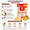 Kunjika Jadibooti Pure & Natural Orange Peel Powder for Face Pack with Vitamin C & Antioxidants | Face Pack Glowing skin | Face Cleanse - 100 gm