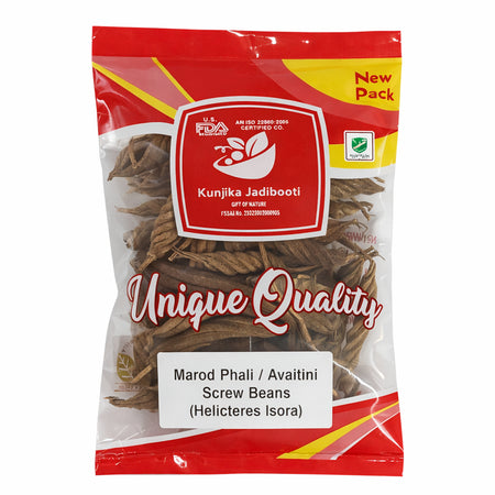 Kunjika Jadibooti Marod Phali - Marori - Helicteres Isora - Avaitini Screw Beans - 100 gm