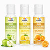 Green Apple, Lemon, Orange Air Freshener Concentrate Set of 3 (50ml Each) Makes 1 Liter Each | Long Lasting Room Freshener Liquid | Fragrance Combo for Home, Office, Car | Alcohol-Free Premium Fragrance by Pujahaat