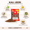 Kunjika Jadibooti Kali Jiri - Kaali jiri - Kadwa Jeera - Kali Jeeri – Natural Black Cumin Seed (100 GM)