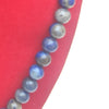 Lapis Lazuli Crystal Round Beads Necklace 15 Inches 8mm Beads Semi precious Mala