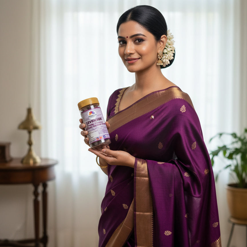 Pujahaat Backflow Incense Cones for Fountain | Long Lasting Fragrance | Premium Aromatherapy Cones for Home, Office, Meditation & Relaxation | 100% Natural Ingredients - Lavender