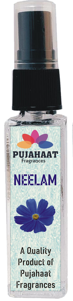 Pujahaat Set of 4 Perfume Attar Spray 8ml | itra/ittar Perfume | For Pooja/Personal Use Shreeji, Shyam Darbar, Mayur Raj, Neelam