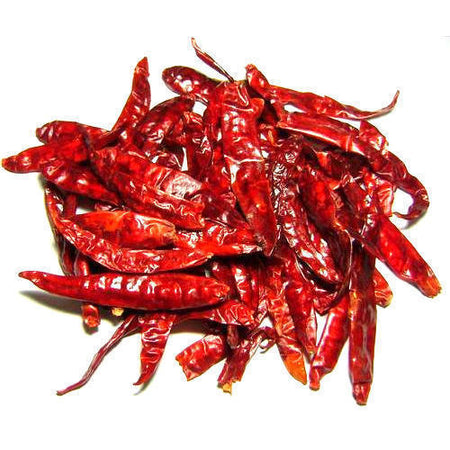 Kunjika Jadibooti Whole Dry Red Chilly Stemless Clean Hot Dried Red Chilli Sabut Lal Mirch Dry Red Chilli | Indian Spices & Masala- 100 gm