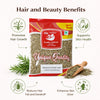 Kunjika Jadibooti Rosemary Dry Leaves | Food Grade Dried Rosemary | Natural Rose mary Leaves for Hair Care, Herbal Tea & Culinary Use | Perfect for Pasta, Soups, Salads, Teas | Ideal for Hair oils