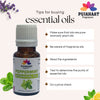 Pujahaat Peppermint Essential Oil for Aroma Therapy, Hair & Skin Pure, Natural, Undiluted - Vegan & Cruelty free - 15 ml
