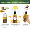 Kunjika Jadibooti 21 Ayurvedic Herbs for Hair Oil | DIY Herbal Hair Oil Kit with Comb Applicator | Natural Hair Growth, Hair Fall Control & Scalp Nourishment | Bhringraj, Amla, Brahmi Blend