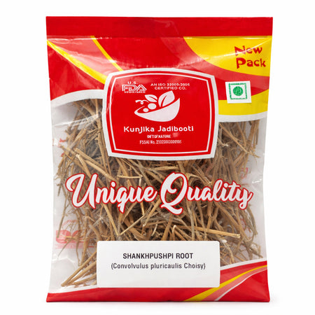 Kunjika Jadibooti Dry Shankhpushpi 100 gm | Ayurvedic Herbal Brain Tonic Herb for Focus Memory Wellness & Herbal Kadha