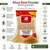Kunjika Jadibooti Khus Powder (Vetiver Root Powder) | Natural Cooling Herb for Face Pack, Ubtan & Hair Care | Pure Khus for Skin & Ayurvedic Use - 100 gm