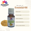 Pujahaat Coriander Essential Oil (Coriandrum sativum) Pure | Non-Sticky | Non-greasy | Natural & Undiluted | Therapeutic Grade Aromatherapy | Hair Care - Vegan & Cruelty free - 15 ml