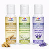Sandalwood, Rajnigandha, Lavender Air Freshener Concentrate Set of 3 (50ml Each) Makes 1 Liter Each | Long Lasting Room Freshener Liquid | Fragrance Combo for Home, Office, Car | Alcohol-Free Premium Fragrance by Pujahaat