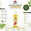 Pujahaat Premium Attar Spray | 100 ml Non Alcoholic Spray | Religious Mist | Air Freshener, Room Mist, Fabric & Linen Spray | Perfect for Prayers Rooms, Living Room, sofas, curtains, car - Shree ji Darbar