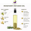 Kunjika Jadibooti Rosemary Leaves Dry 100 gm for Hair Growth Skin Care Herbal Dried Rosemary Patti Tea Cooking Spice Natural Ayurvedic Herb for Hair Oil with Comb applicator bottle