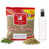 Kunjika Jadibooti Rosemary Leaves Dry 100 gm for Hair Growth Skin Care Herbal Dried Rosemary Patti Tea Cooking Spice Natural Ayurvedic Herb for Hair Oil with Comb applicator bottle