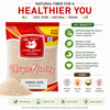 Kunjika Jadibooti Isabgol Bhusi Psyllium Husk High Fiber for Digestive Wellness, Isabgol Husk Natural Fiber Supplement for Gut Cleanse and Digestion - 100gms