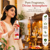 Pujahaat Premium Attar Spray | 100 ml Non Alcoholic Spray | Religious Mist | Air Freshener, Room Mist, Fabric & Linen Spray | Perfect for Prayers Rooms, Living Room, sofas, curtains, car - Gudhal Phool