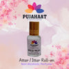 Pujahaat Premium Alcohol-Free Attar | Ittar 6ml, Long-Lasting Travel Size Roll-On, Best Floral Musky Attar Fragrance Oil - Wild Musk