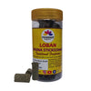 Pujahaat Premium Sambrani Mini Dhuna Dhoop Instant Incense Pure Natural for Aroma and Smoke Pack, Black - 24 pcs Mini