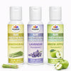 Lemon Grass, Green Apple, Lavender Air Freshener Concentrate Set of 3 (50ml Each) Makes 1 Liter Each | Long Lasting Room Freshener Liquid | Fragrance Combo for Home, Office, Car | Alcohol-Free Premium Fragrance by Pujahaat