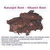 Kunjika Jadibooti Ratanjot Root - Alkanna Tinctoria -Alkanet Root 100 Gram (RAW)